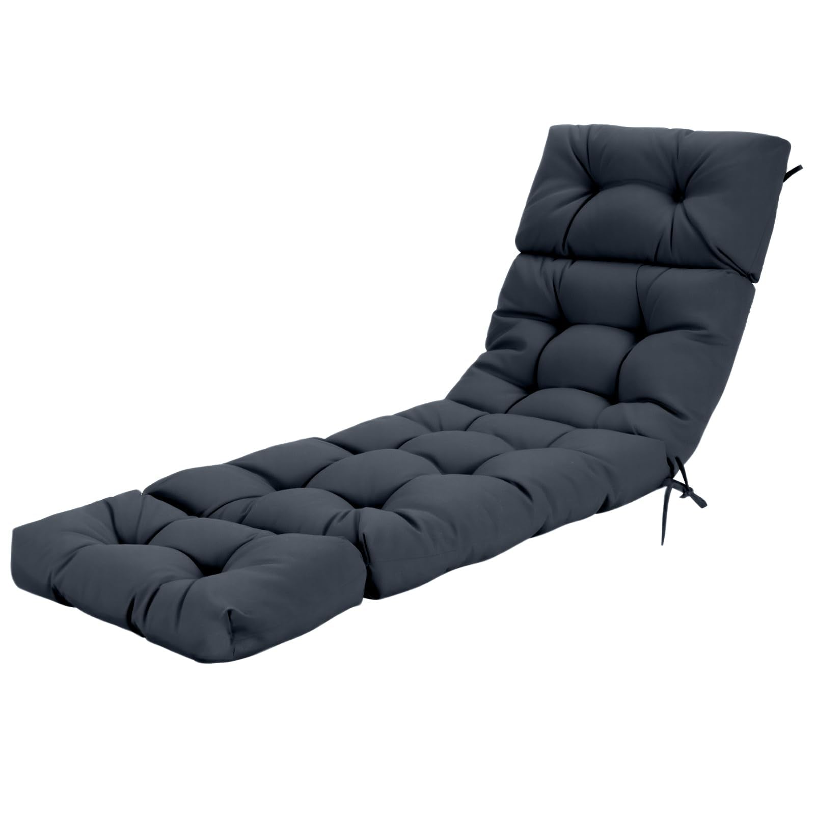 Tangkula Chaise Lounge Cushions for Outdoor Indoor Furniture